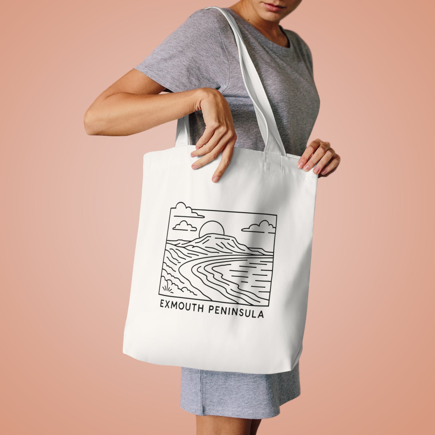 Nature-Inspired Cotton Tote bag